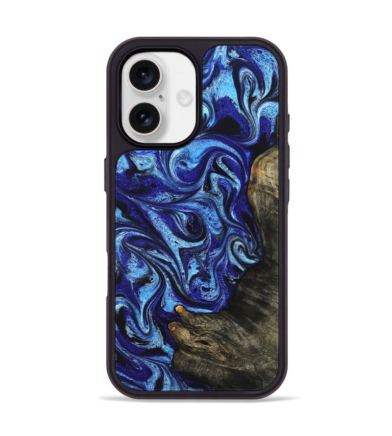 iPhone 17 Wood Phone Case - Wren (Blue, 822043)