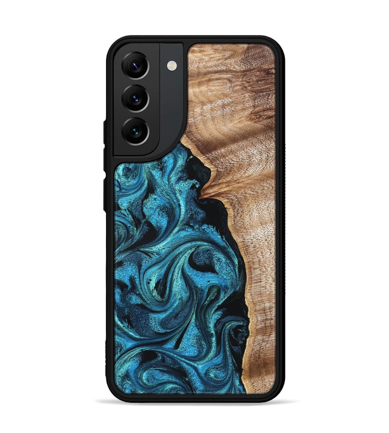 Galaxy S22 Plus Wood Phone Case - Marlon (Blue, 822044)