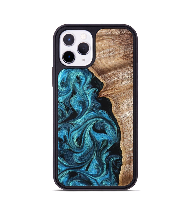 iPhone 11 Pro Wood Phone Case - Marlon (Blue, 822044)