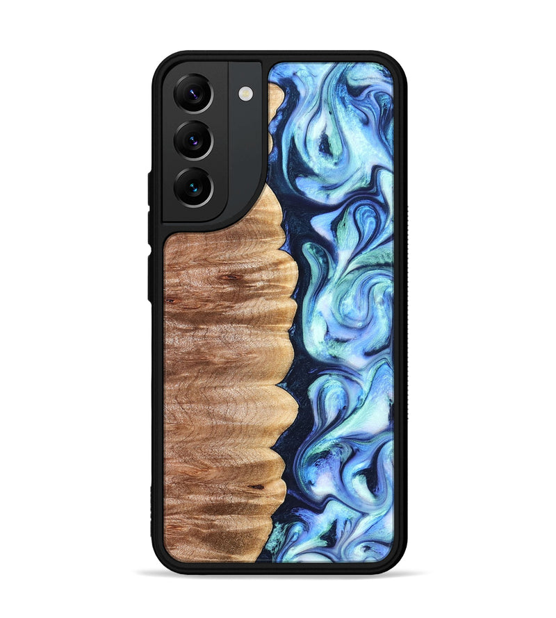 Galaxy S22 Plus Wood Phone Case - Tom (Blue, 822045)
