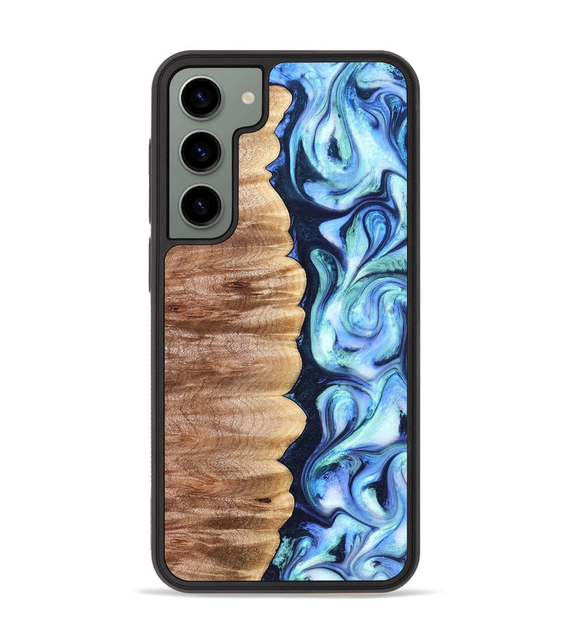 Galaxy S23 Plus Wood Phone Case - Tom (Blue, 822045)
