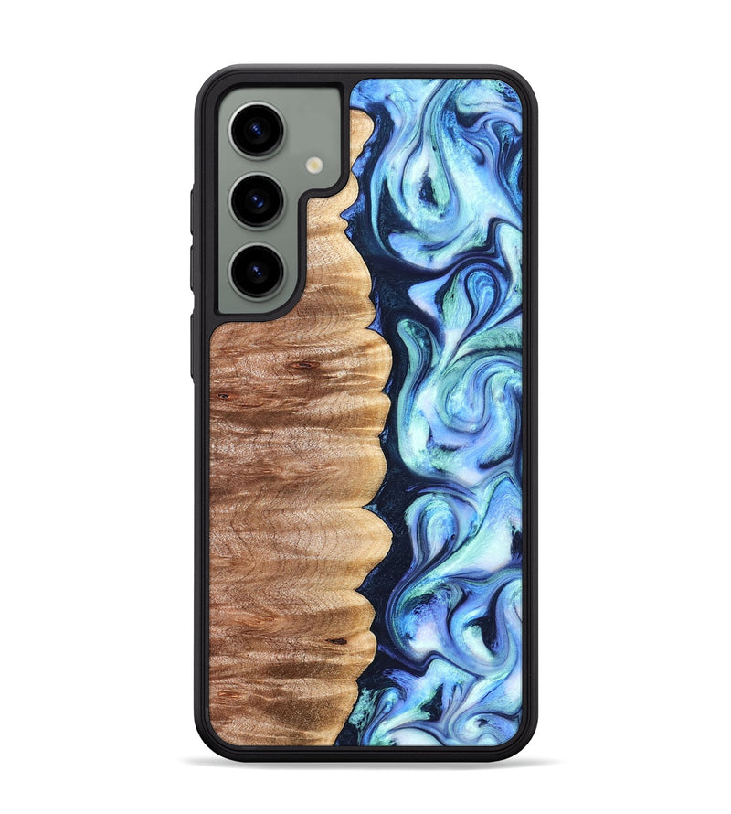 Galaxy S24 Plus Wood Phone Case - Tom (Blue, 822045)