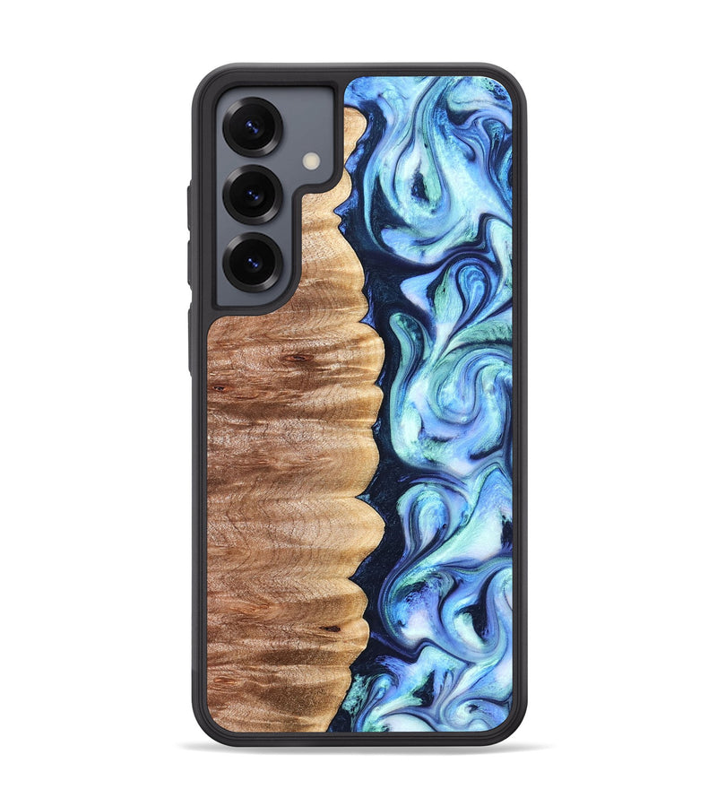 Galaxy S25 Plus Wood Phone Case - Tom (Blue, 822045)