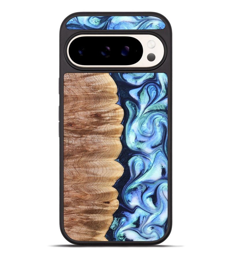 Pixel 9 Pro XL Wood Phone Case - Tom (Blue, 822045)