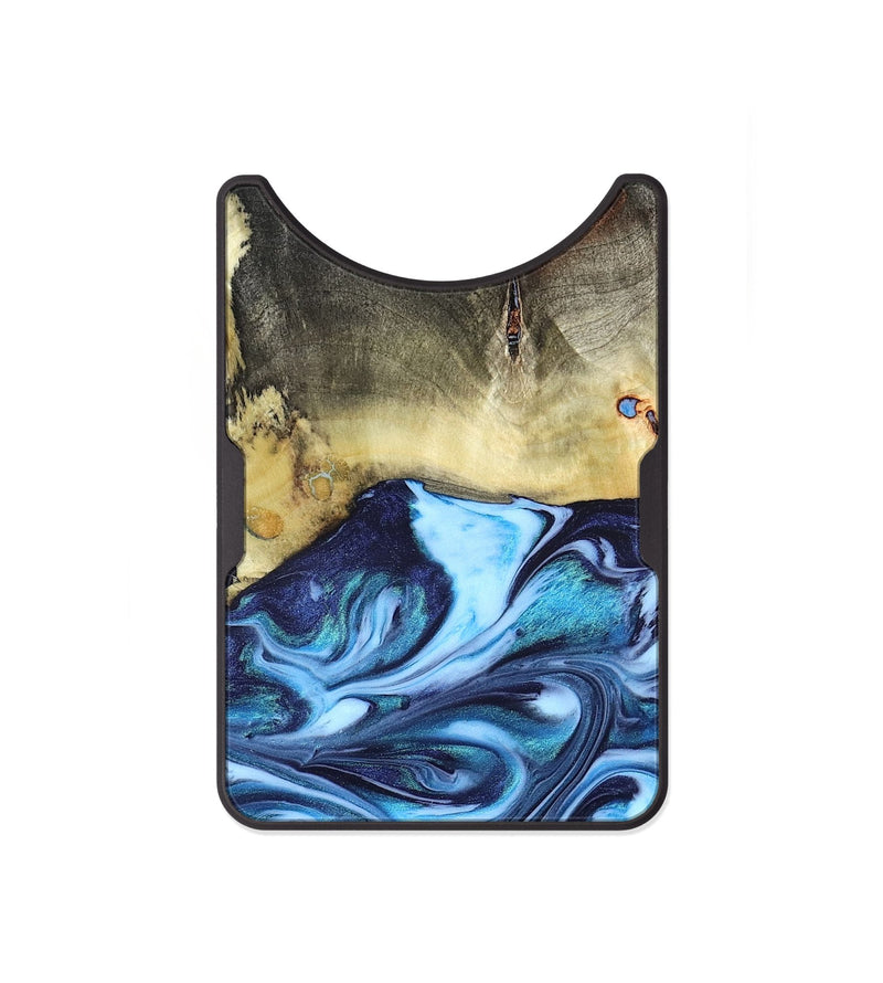 Alloy Wood Wallet - Wells (Blue, 822046)