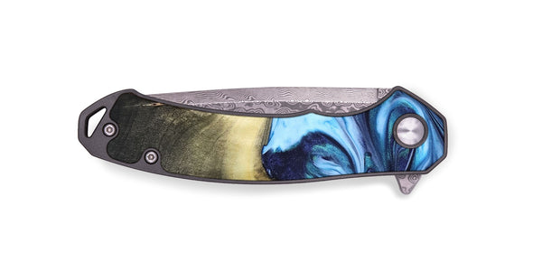 EDC Wood Pocket Knife - Wells (Blue, 822046)