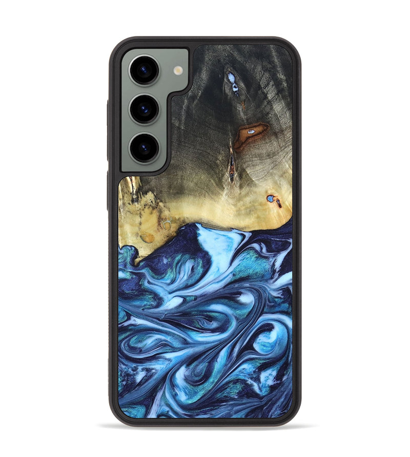 Galaxy S23 Plus Wood Phone Case - Wells (Blue, 822046)