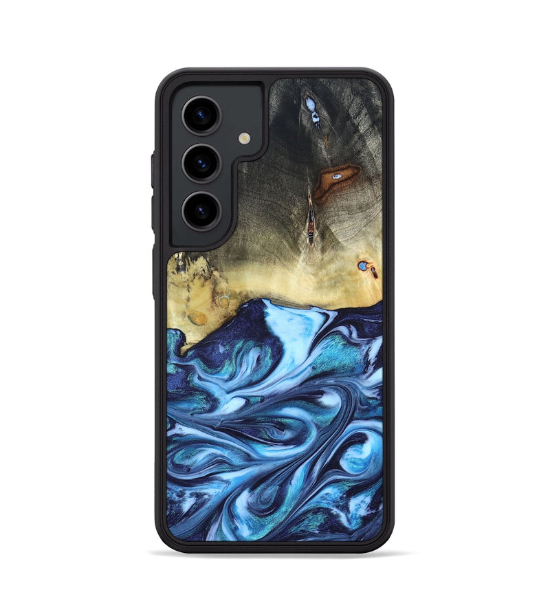 Galaxy S24 Wood Phone Case - Wells (Blue, 822046)