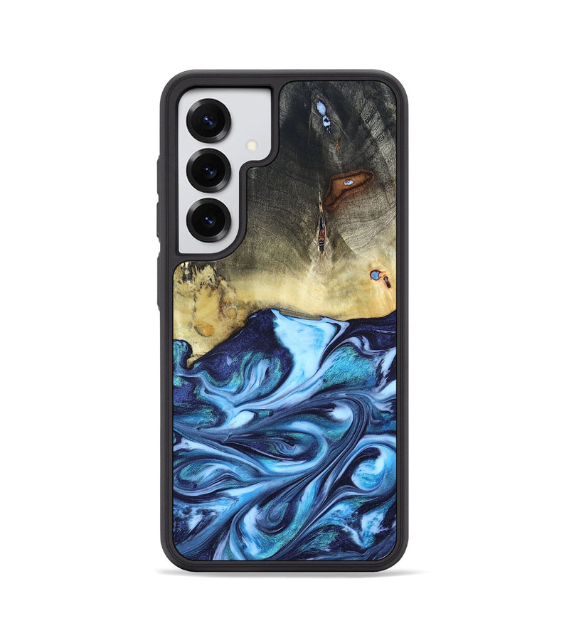 Galaxy S25 Wood Phone Case - Wells (Blue, 822046)