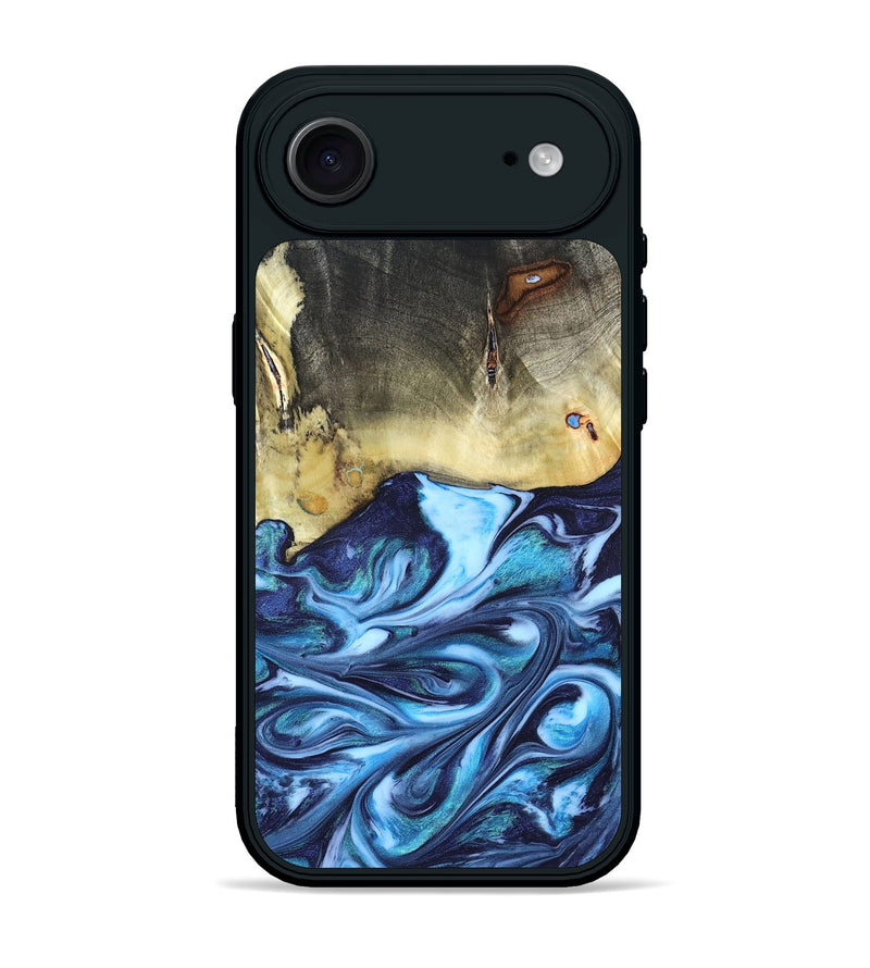 iPhone 17 Air Wood Phone Case - Wells (Blue, 822046)