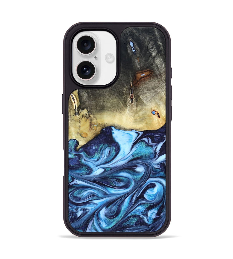 iPhone 17 Wood Phone Case - Wells (Blue, 822046)