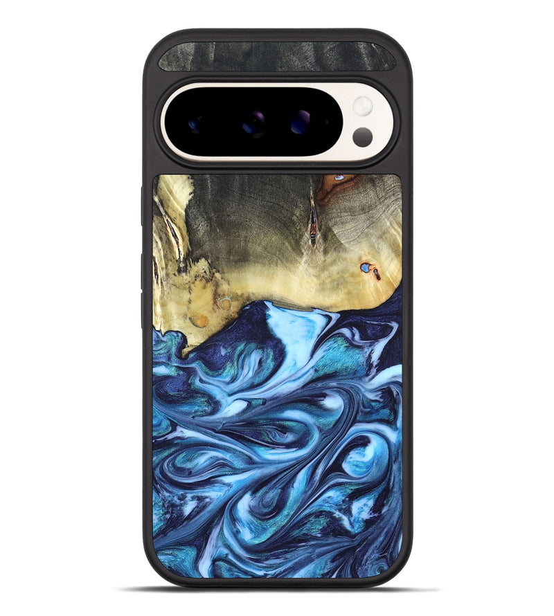 Pixel 10 Pro XL Wood Phone Case - Wells (Blue, 822046)