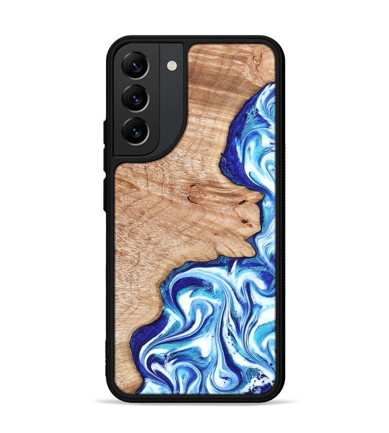 Galaxy S22 Plus Wood Phone Case - Arlene (Blue, 822047)
