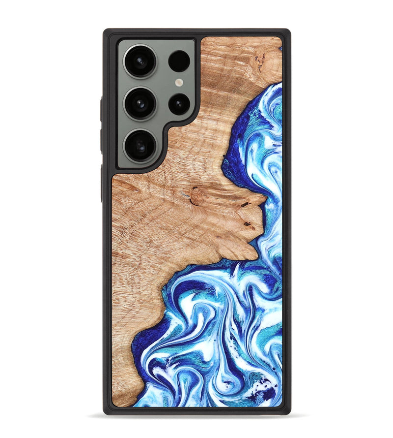 Galaxy S23 Ultra Wood Phone Case - Arlene (Blue, 822047)