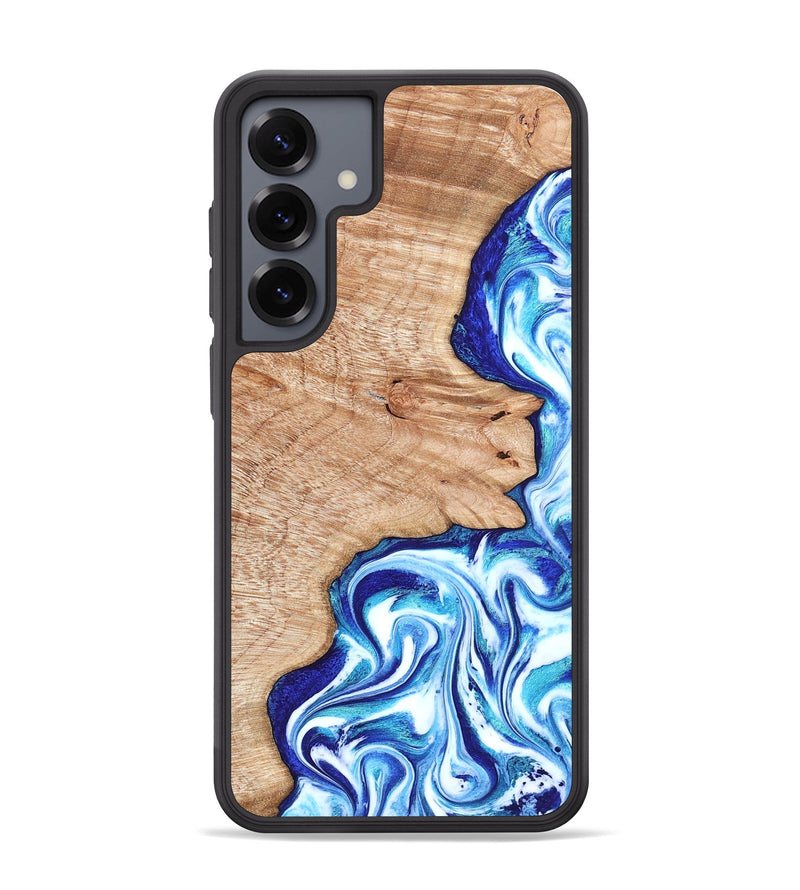 Galaxy S25 Plus Wood Phone Case - Arlene (Blue, 822047)