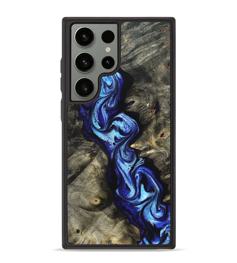 Galaxy S23 Ultra Wood Phone Case - Zella (Blue, 822048)