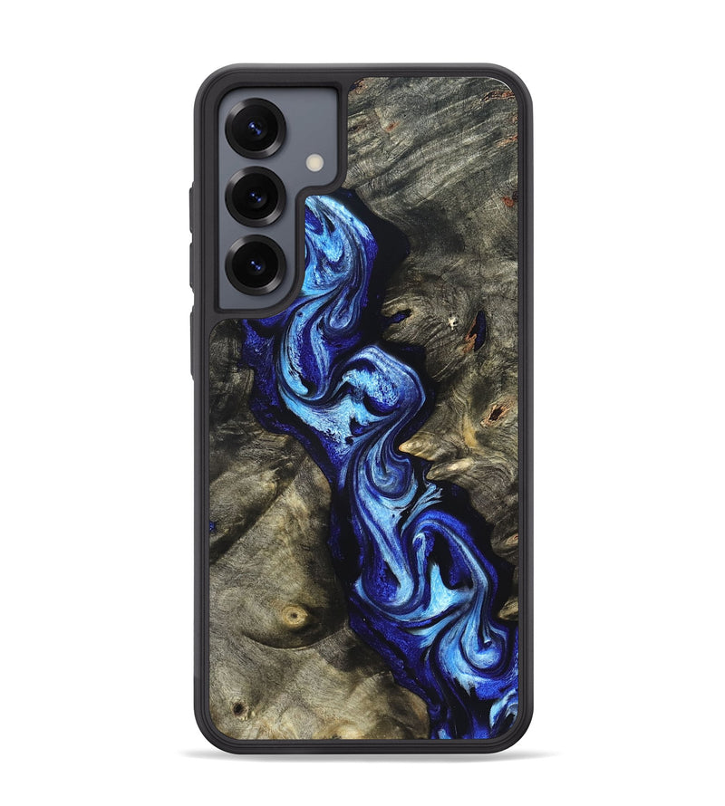 Galaxy S25 Plus Wood Phone Case - Zella (Blue, 822048)