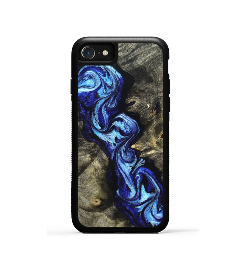 iPhone SE Wood Phone Case - Zella (Blue, 822048)