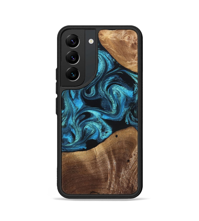 Galaxy S22 Wood Phone Case - Wynter (Blue, 822050)