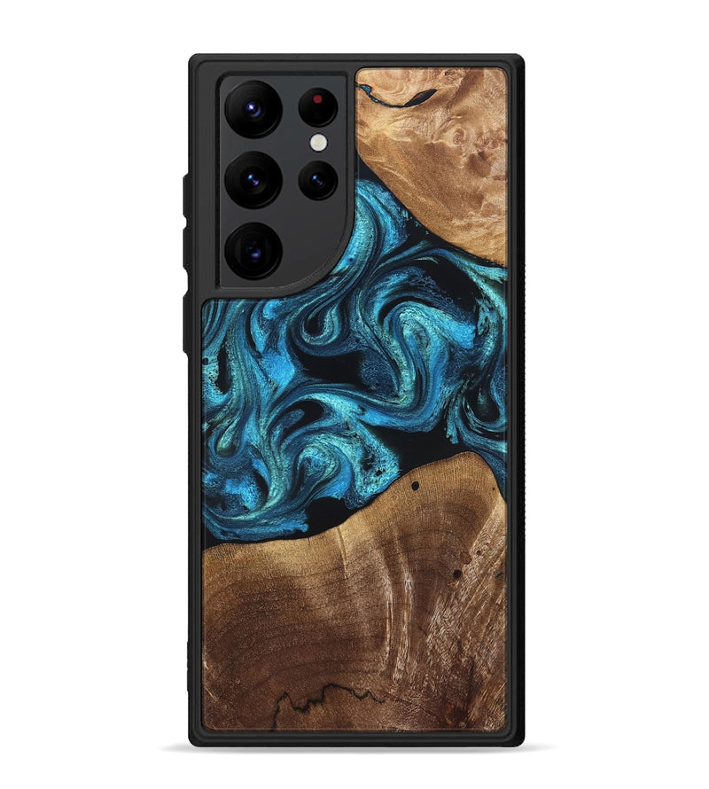 Galaxy S22 Ultra Wood Phone Case - Wynter (Blue, 822050)