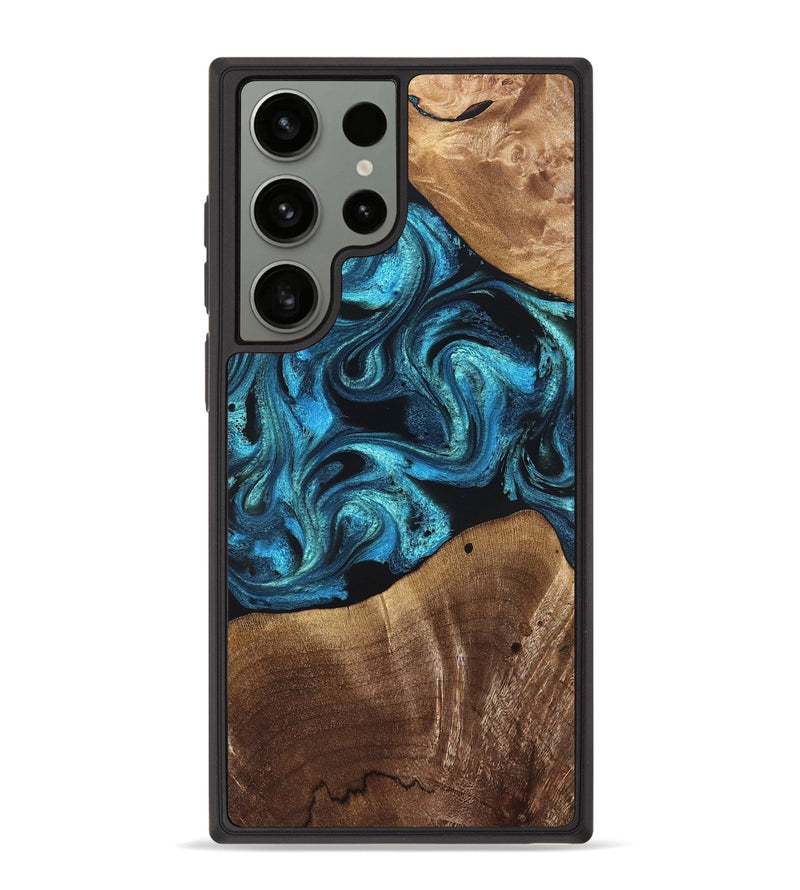 Galaxy S23 Ultra Wood Phone Case - Wynter (Blue, 822050)