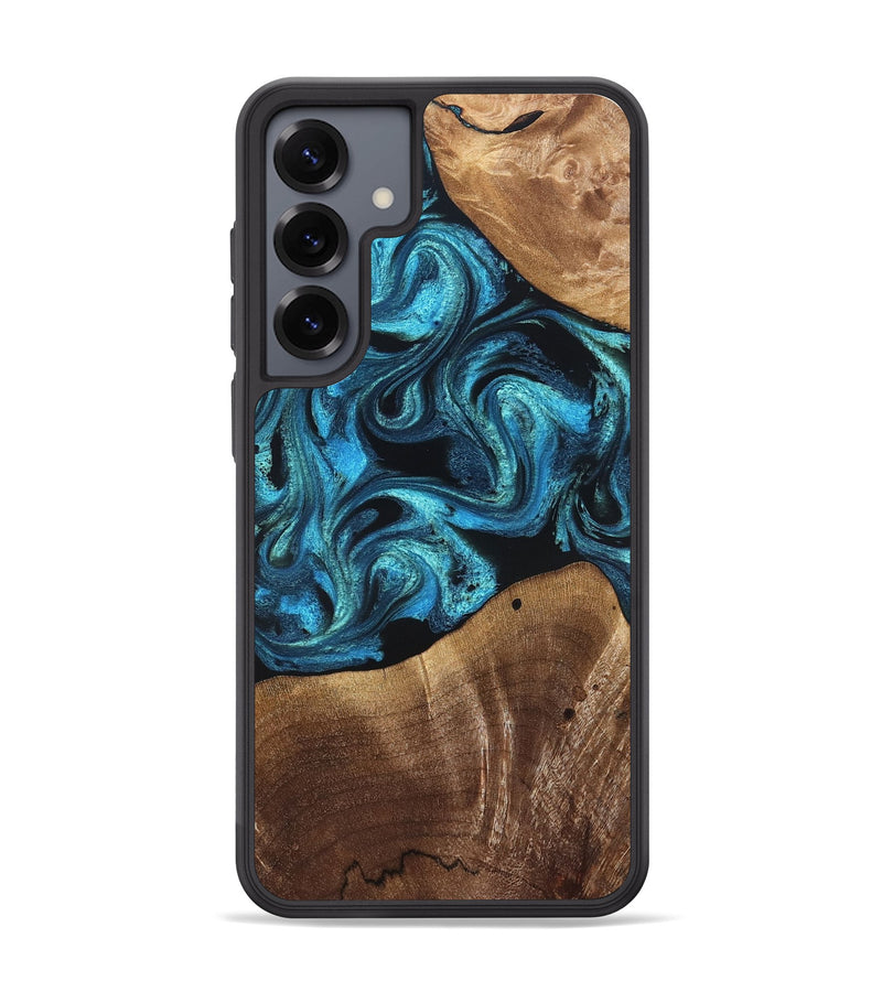 Galaxy S25 Plus Wood Phone Case - Wynter (Blue, 822050)
