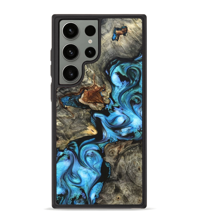 Galaxy S23 Ultra Wood Phone Case - Rowan (Blue, 822051)