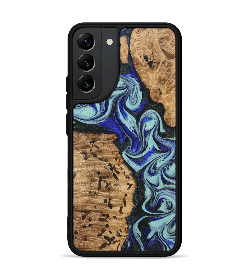 Galaxy S22 Plus Wood Phone Case - Bill (Blue, 822052)