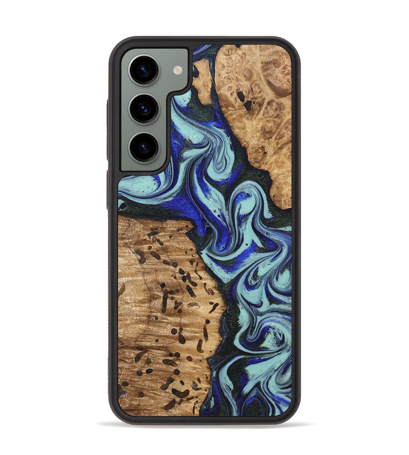 Galaxy S23 Plus Wood Phone Case - Bill (Blue, 822052)