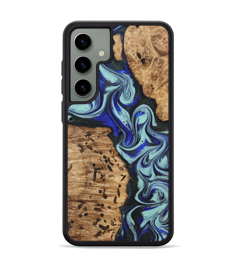 Galaxy S24 Plus Wood Phone Case - Bill (Blue, 822052)