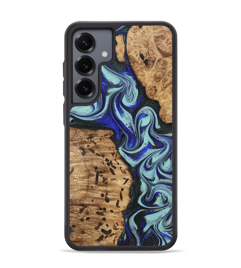Galaxy S25 Plus Wood Phone Case - Bill (Blue, 822052)