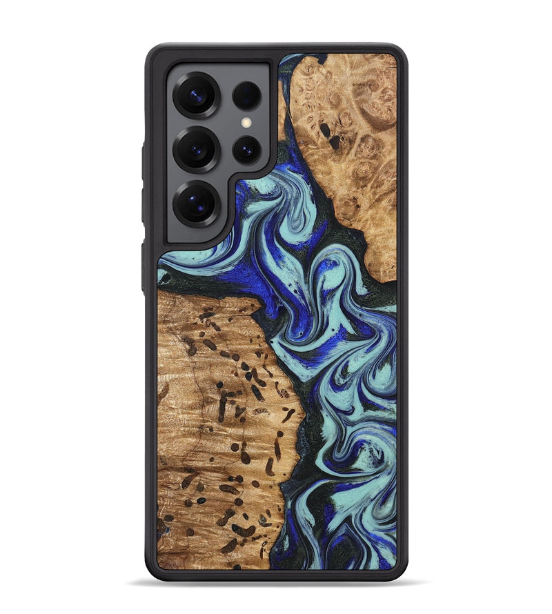 Galaxy S25 Ultra Wood Phone Case - Bill (Blue, 822052)