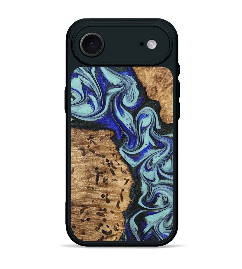iPhone 17 Air Wood Phone Case - Bill (Blue, 822052)