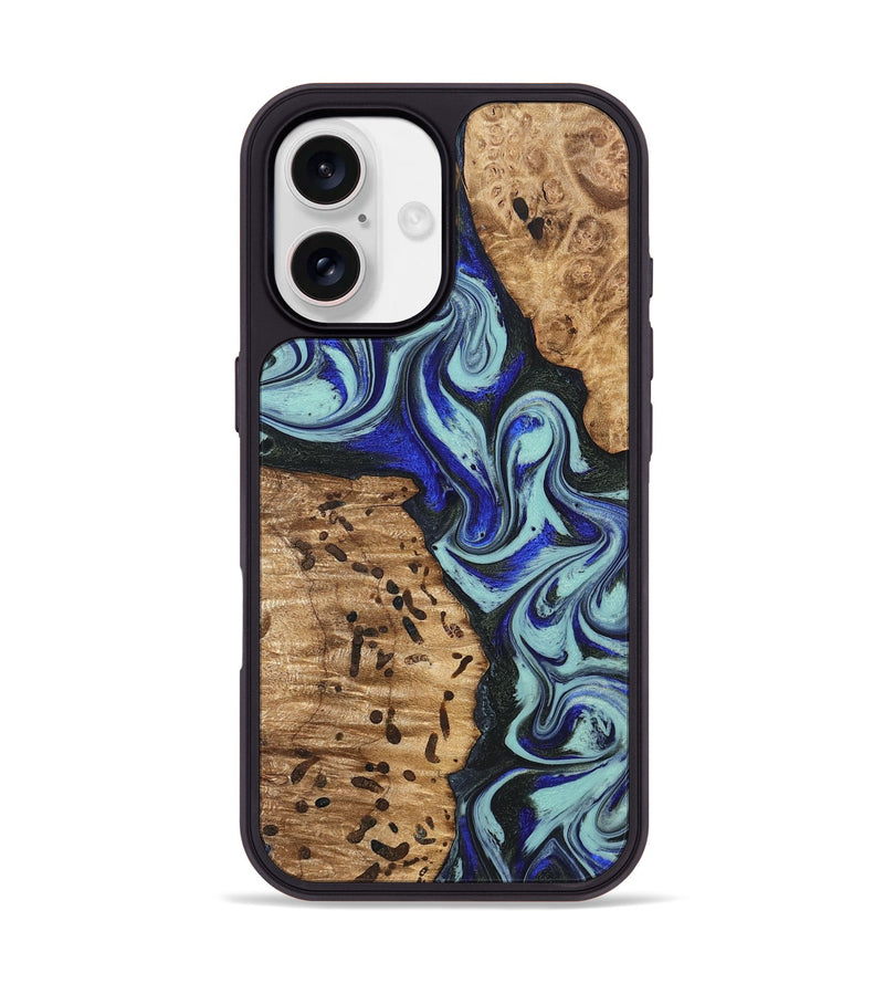 iPhone 17 Wood Phone Case - Bill (Blue, 822052)