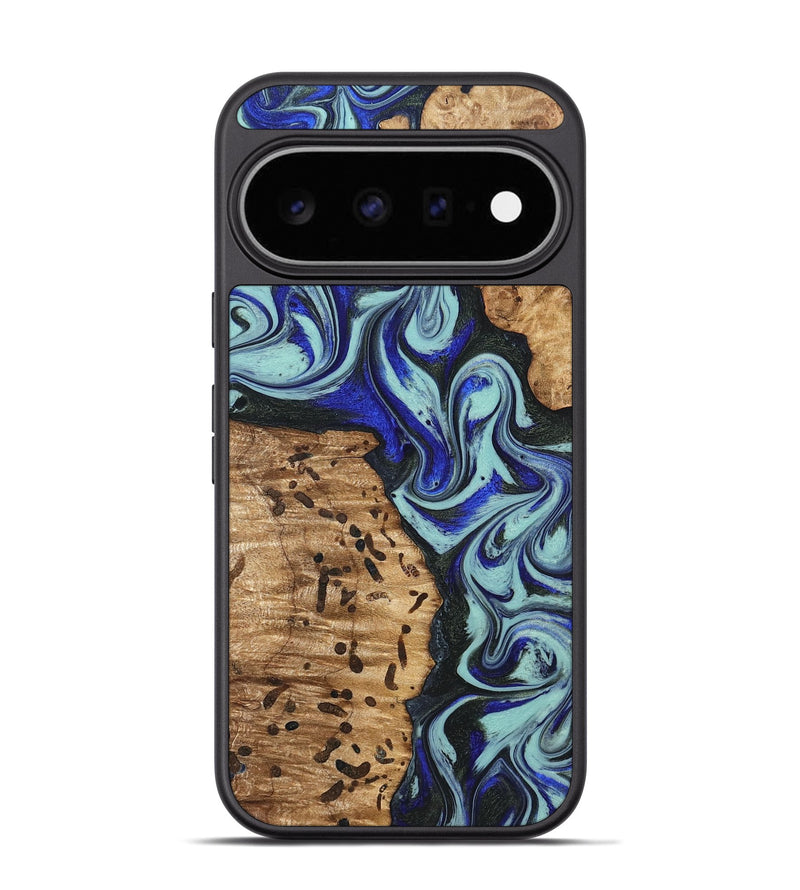 Pixel 11 Pro Wood Phone Case - Bill (Blue, 822052)