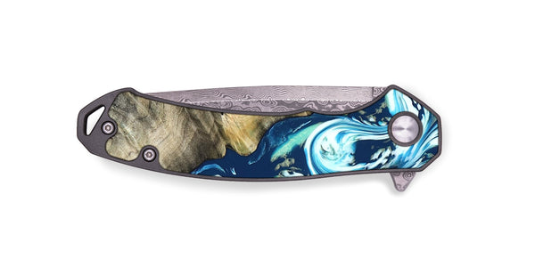 EDC Wood Pocket Knife - Ottis (Blue, 822056)