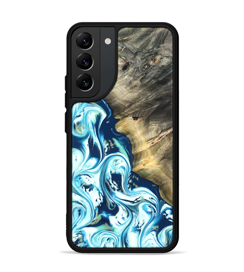Galaxy S22 Plus Wood Phone Case - Ottis (Blue, 822056)