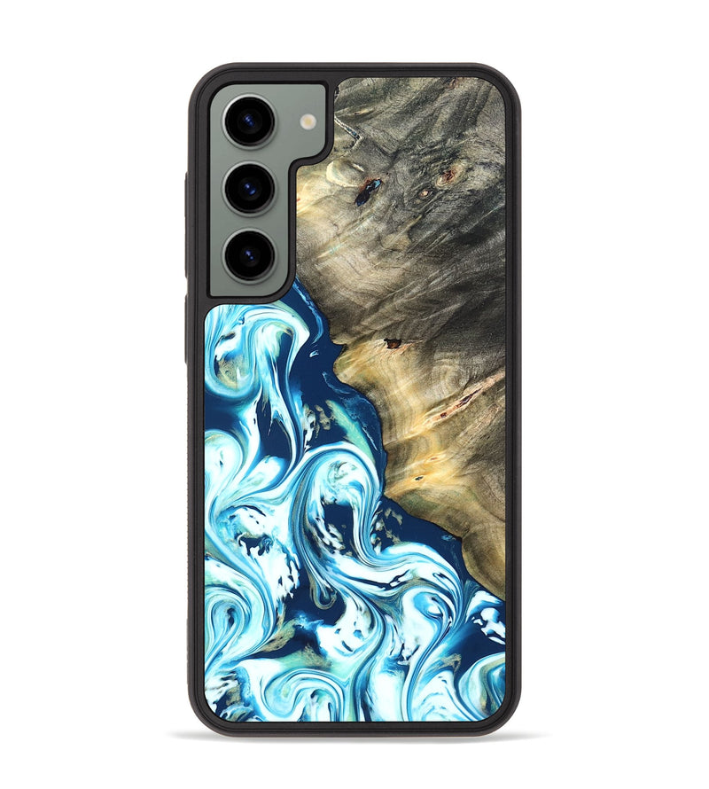 Galaxy S23 Plus Wood Phone Case - Ottis (Blue, 822056)