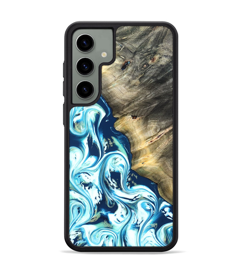 Galaxy S24 Plus Wood Phone Case - Ottis (Blue, 822056)