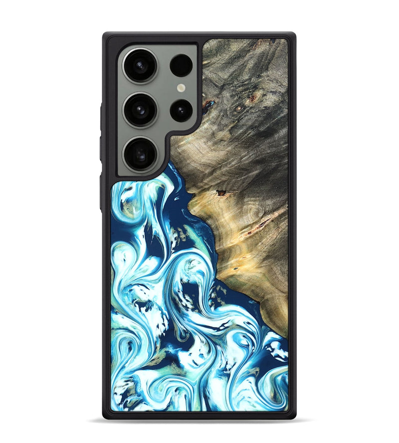 Galaxy S24 Ultra Wood Phone Case - Ottis (Blue, 822056)