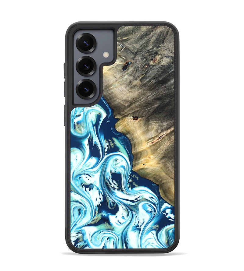 Galaxy S25 Plus Wood Phone Case - Ottis (Blue, 822056)
