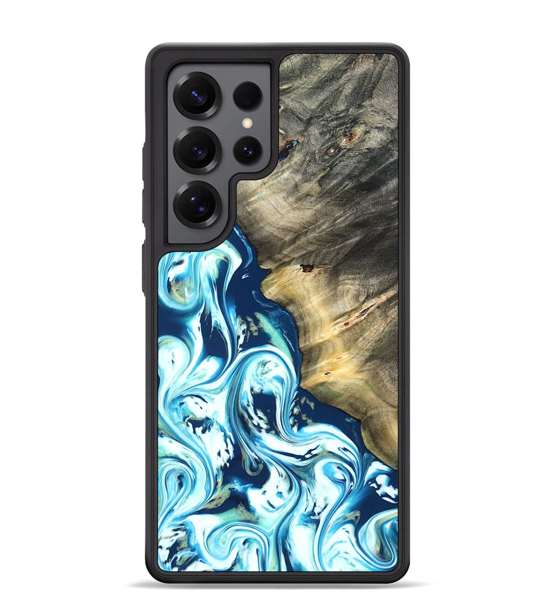 Galaxy S25 Ultra Wood Phone Case - Ottis (Blue, 822056)