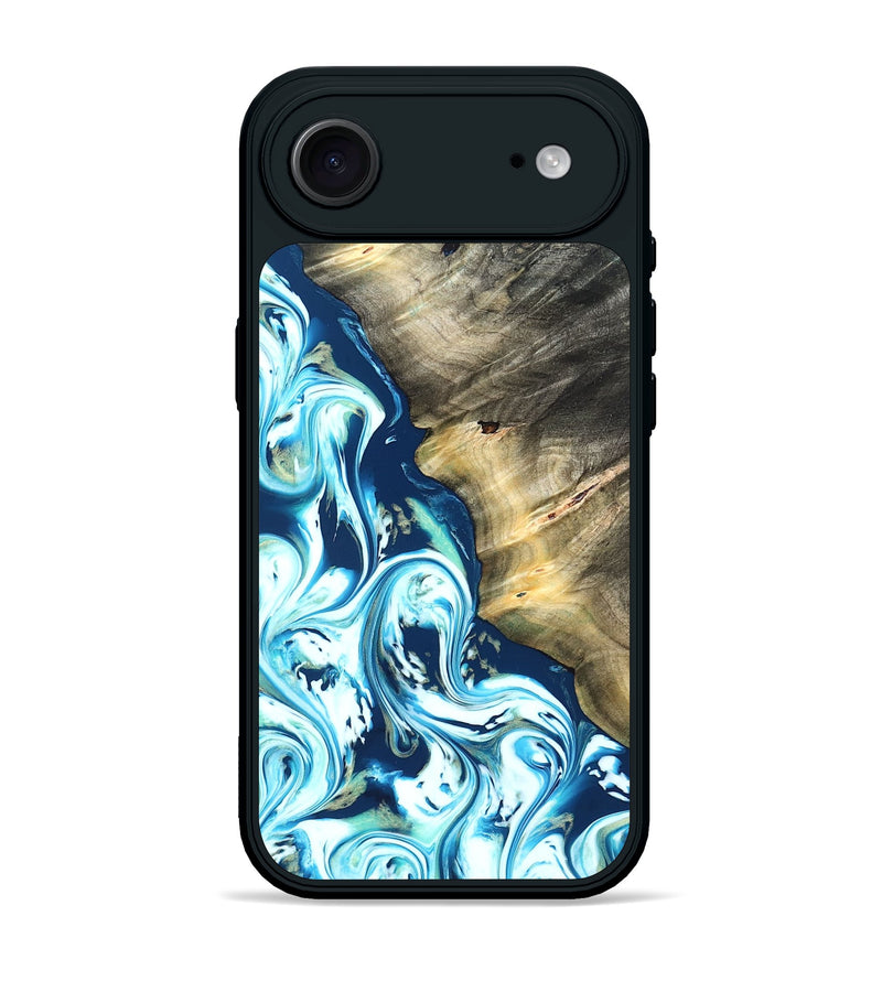 iPhone 17 Air Wood Phone Case - Ottis (Blue, 822056)