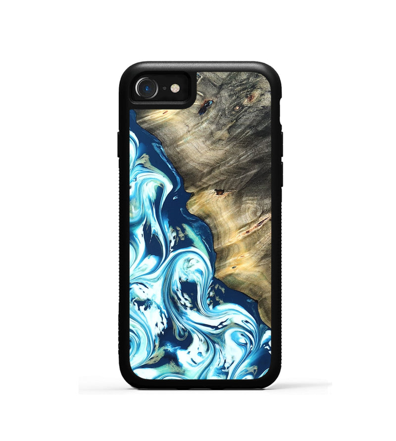 iPhone SE Wood Phone Case - Ottis (Blue, 822056)