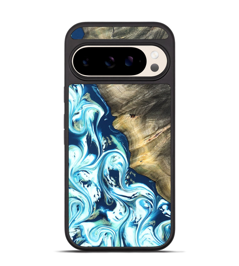 Pixel 10 Wood Phone Case - Ottis (Blue, 822056)