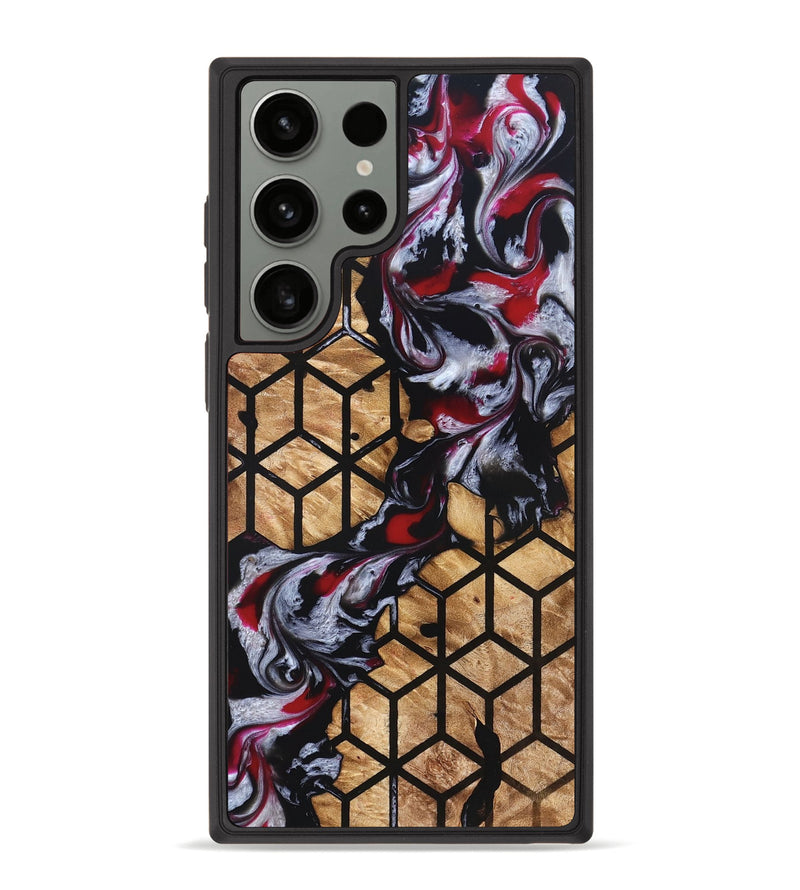 Galaxy S23 Ultra Wood Phone Case - Rubie (Pattern, 822062)
