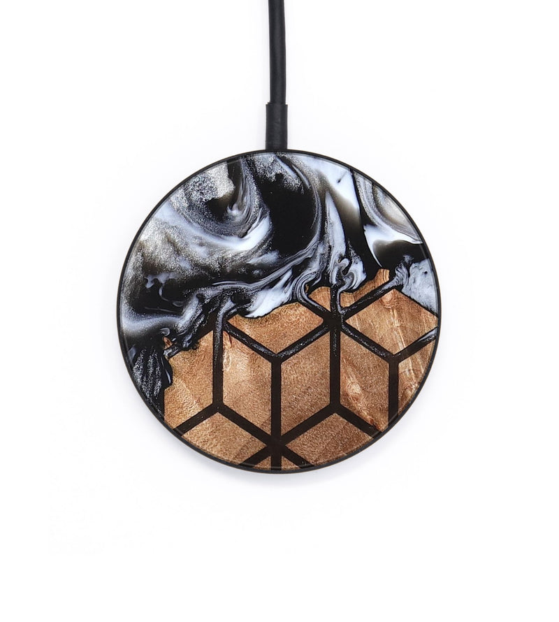 Circle Wood Wireless Charger - Alianna (Pattern, 822063)
