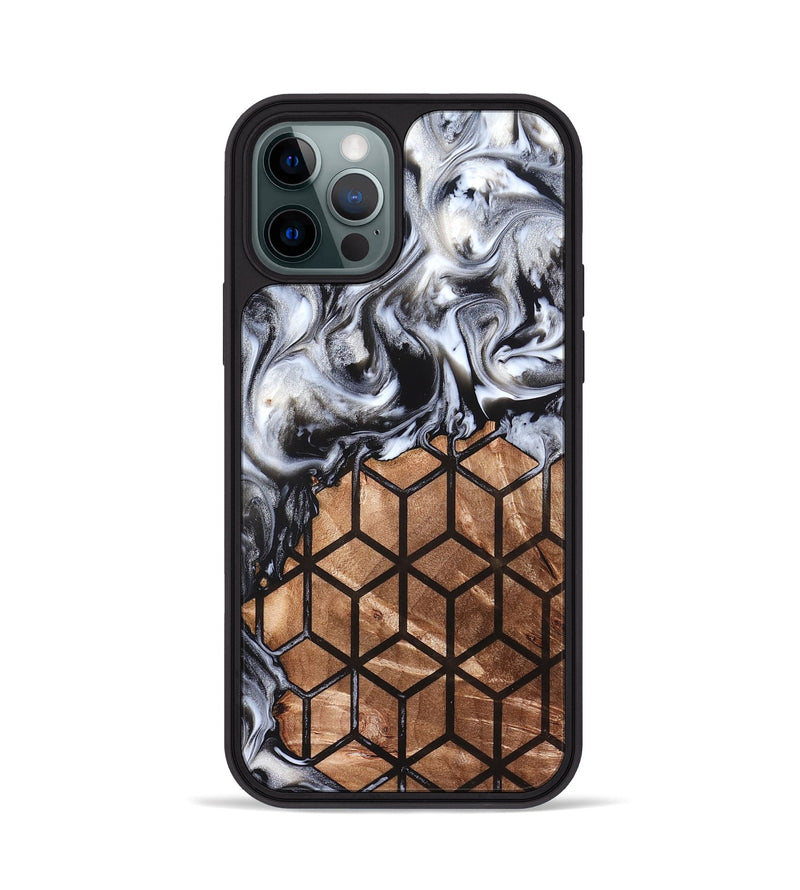 iPhone 12 Pro Wood Phone Case - Alianna (Pattern, 822063)