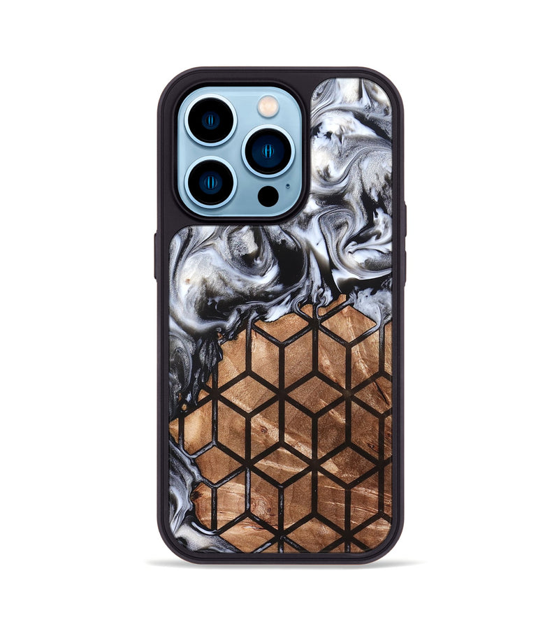 iPhone 14 Pro Wood Phone Case - Alianna (Pattern, 822063)