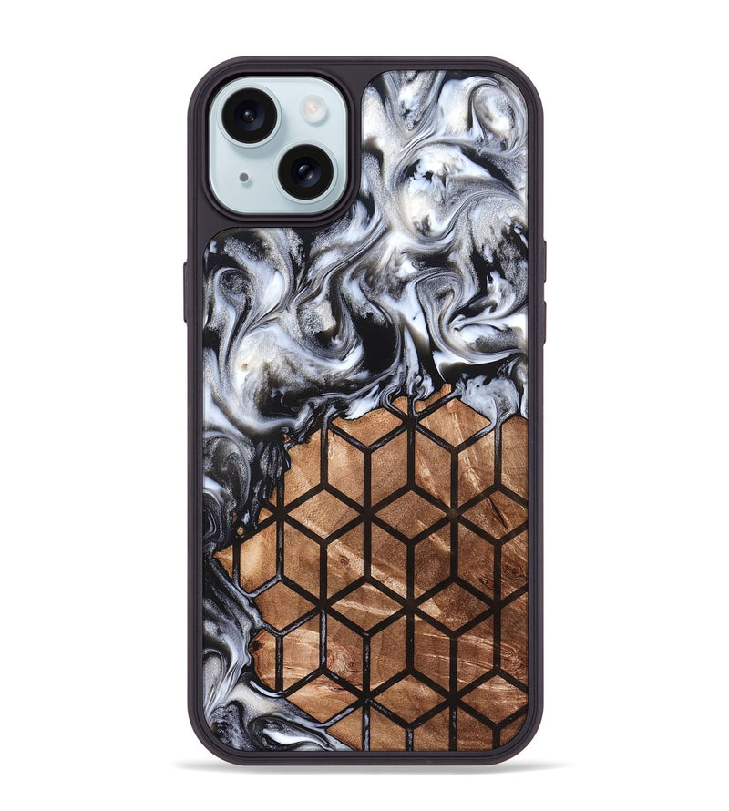 iPhone 15 Plus Wood Phone Case - Alianna (Pattern, 822063)